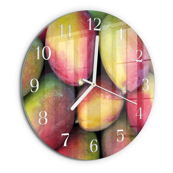 Reloj de pared redondo Fruta