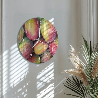 Reloj de pared redondo Fruta