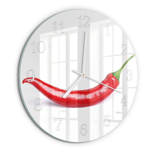Reloj de pared redondo Ají picante