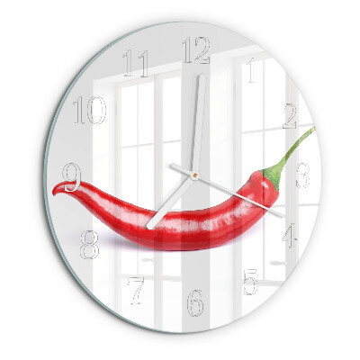 Reloj de pared redondo Ají picante