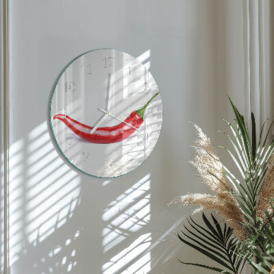 Reloj de pared redondo Ají picante