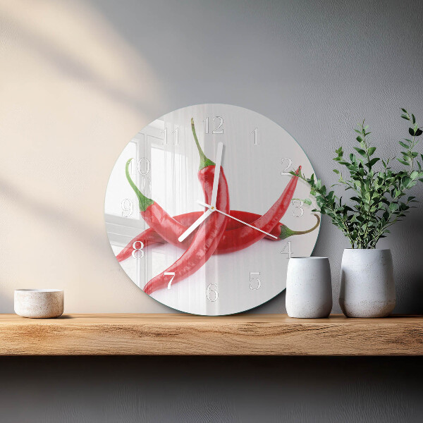 Reloj de pared redondo Chiles