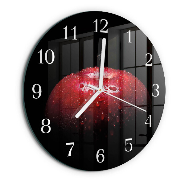 Reloj de pared redondo Manzana