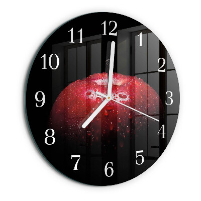 Reloj de pared redondo Manzana