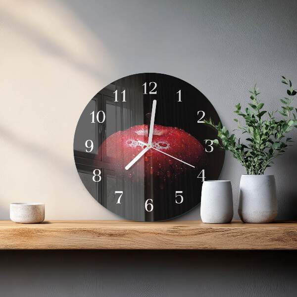 Reloj de pared redondo Manzana