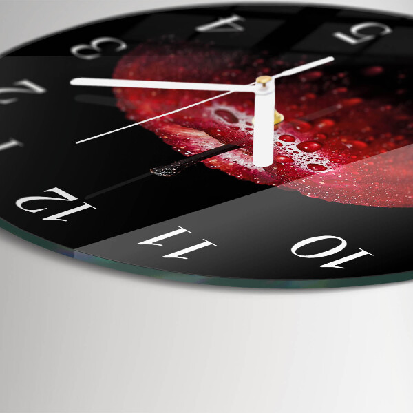 Reloj de pared redondo Manzana