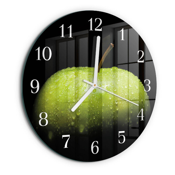 Reloj de pared redondo Manzana