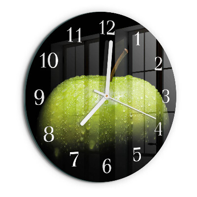 Reloj de pared redondo Manzana