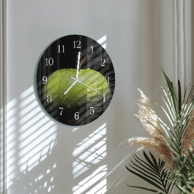 Reloj de pared redondo Manzana