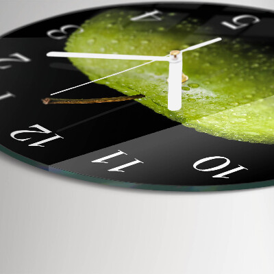 Reloj de pared redondo Manzana