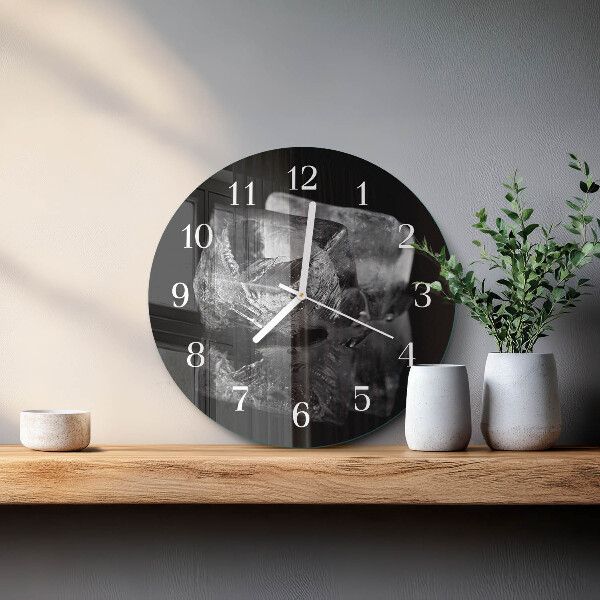 Reloj de pared redondo Cubitos de hielo