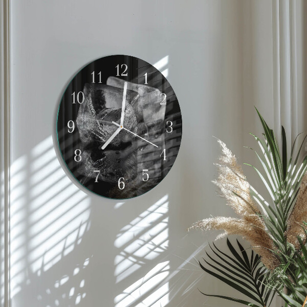 Reloj de pared redondo Cubitos de hielo
