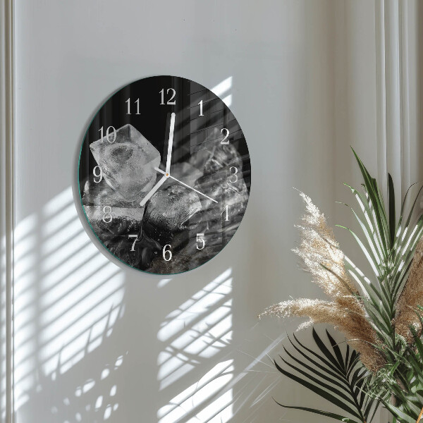 Reloj de pared redondo Cubitos de hielo