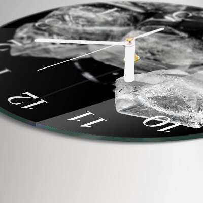 Reloj de pared redondo Cubitos de hielo