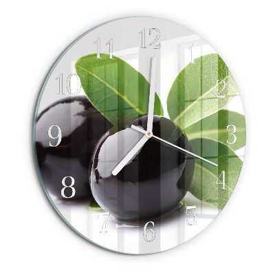Reloj de pared redondo Aceitunas