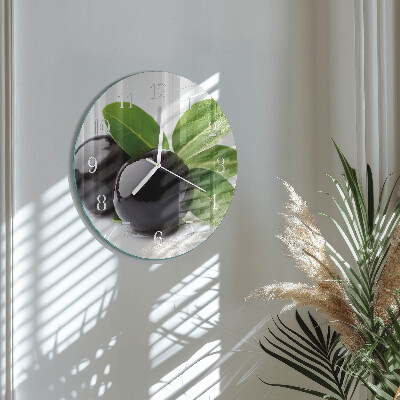 Reloj de pared redondo Aceitunas