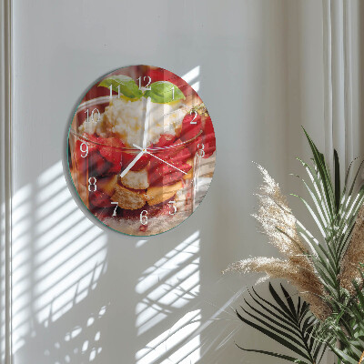 Reloj de pared redondo Fruta