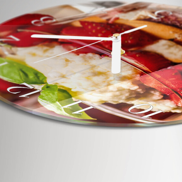 Reloj de pared redondo Fruta