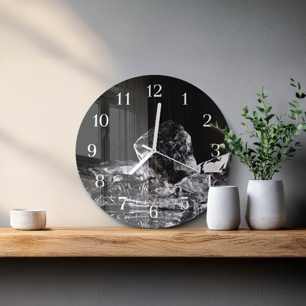 Reloj de pared redondo Cubitos de hielo