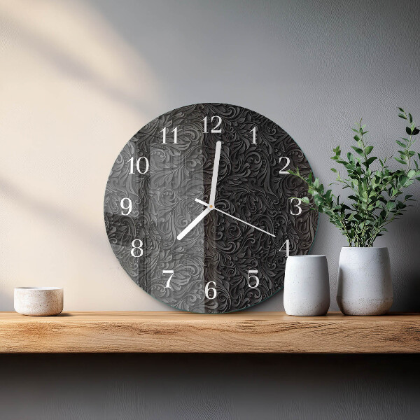 Reloj de pared redondo Patrón