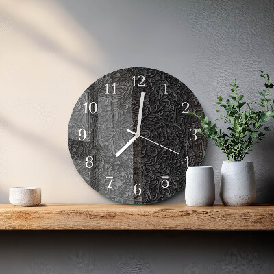 Reloj de pared redondo Patrón