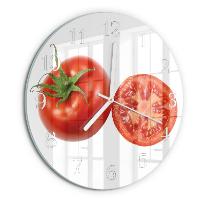 Reloj de pared redondo Tomates