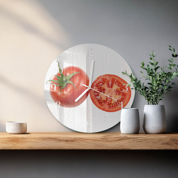 Reloj de pared redondo Tomates
