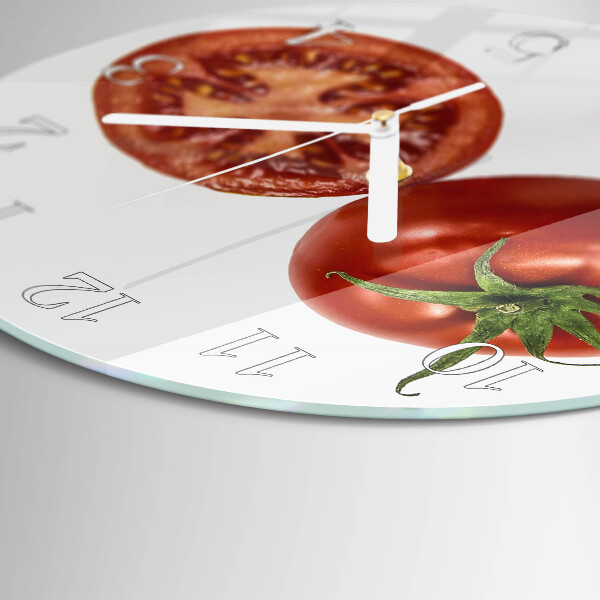 Reloj de pared redondo Tomates