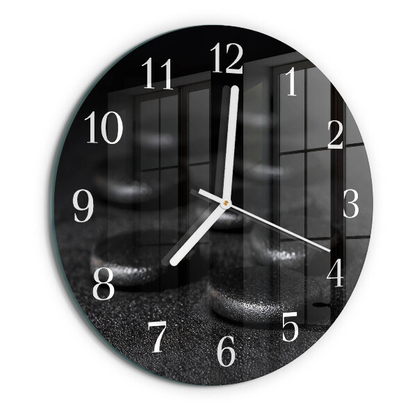 Reloj de pared redondo Piedras zen
