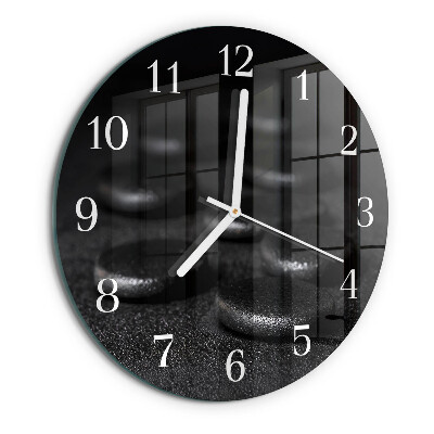 Reloj de pared redondo Piedras zen