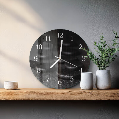Reloj de pared redondo Piedras zen