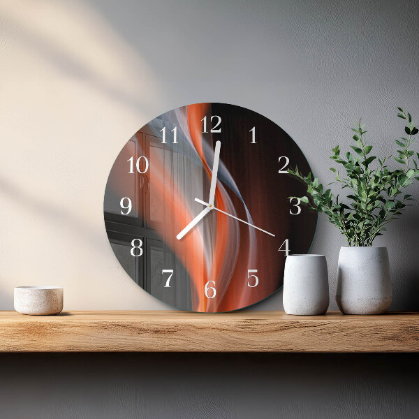 Reloj de pared redondo Ondas de luz