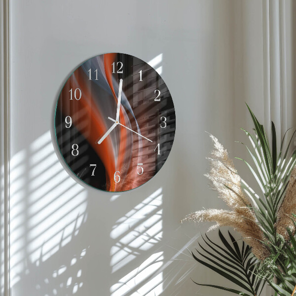 Reloj de pared redondo Ondas de luz