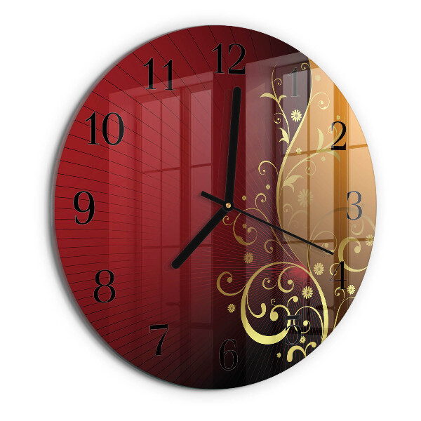 Reloj de pared redondo Abstracción