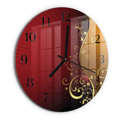 Reloj de pared redondo Abstracción