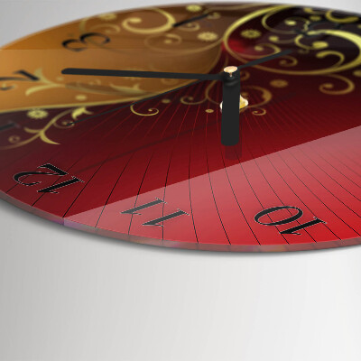 Reloj de pared redondo Abstracción