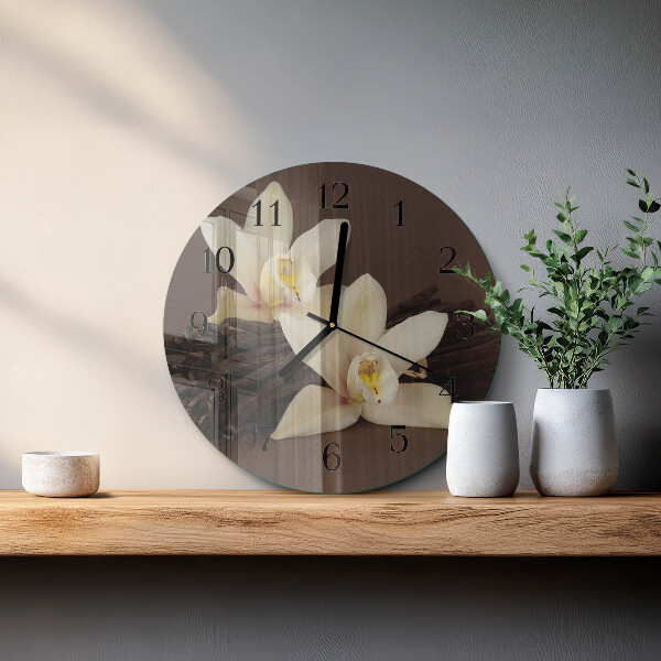 Reloj de pared redondo Vainilla