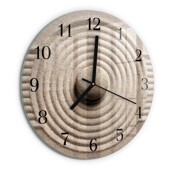 Reloj de pared redondo Piedra