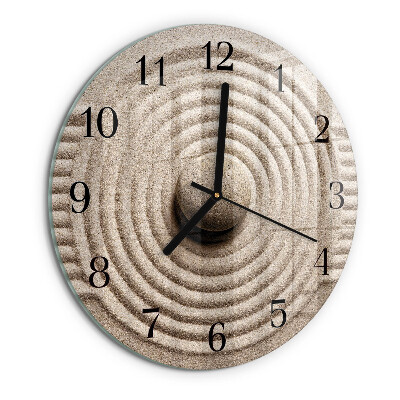 Reloj de pared redondo Piedra