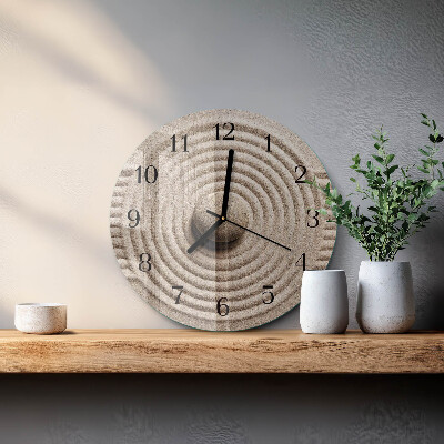 Reloj de pared redondo Piedra