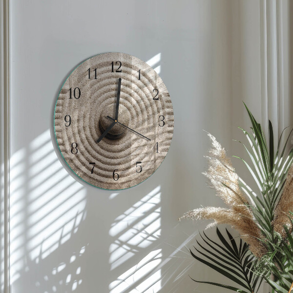 Reloj de pared redondo Piedra