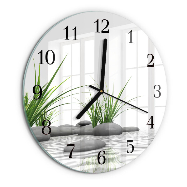 Reloj de pared redondo Piedras