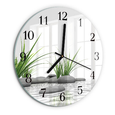Reloj de pared redondo Piedras