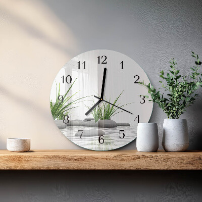 Reloj de pared redondo Piedras