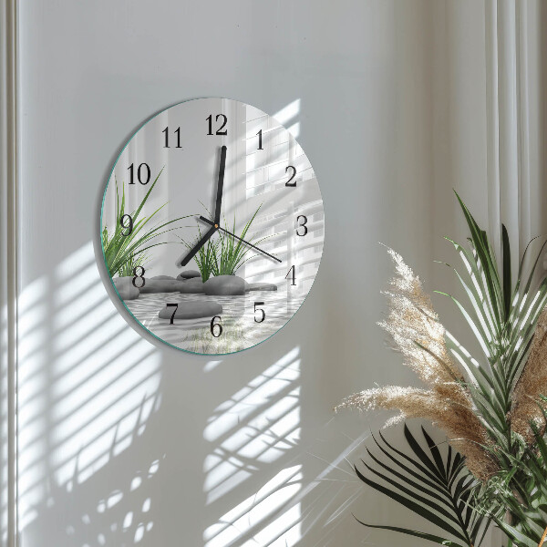 Reloj de pared redondo Piedras