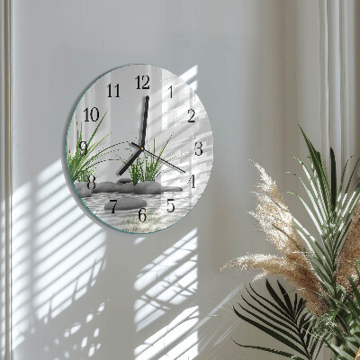 Reloj de pared redondo Piedras
