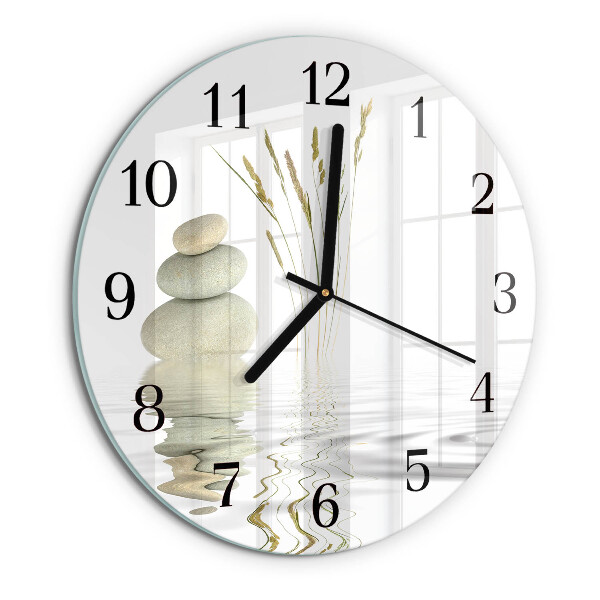 Reloj de pared redondo Piedras