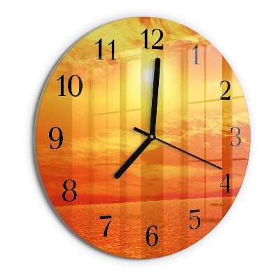 Reloj de pared redondo Soleado