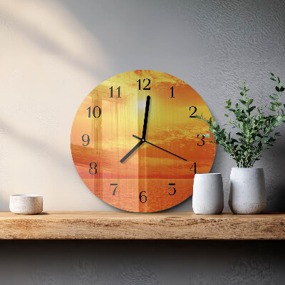 Reloj de pared redondo Soleado