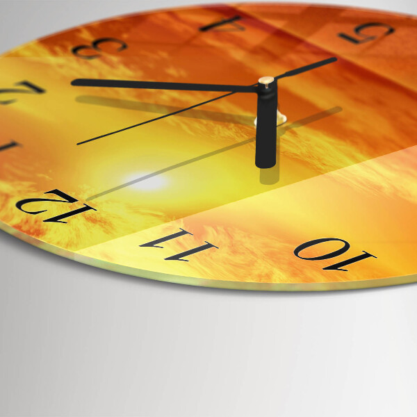 Reloj de pared redondo Soleado